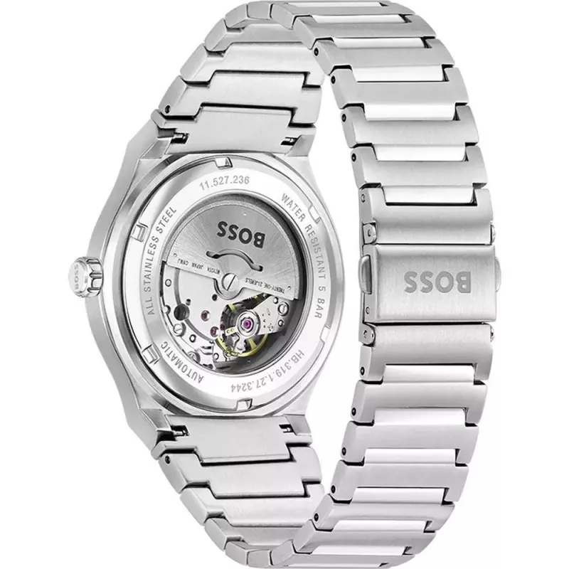 BOSS miesten kello 1514186 41 mm ruostumaton teräs sininen kellotaulu kronografi