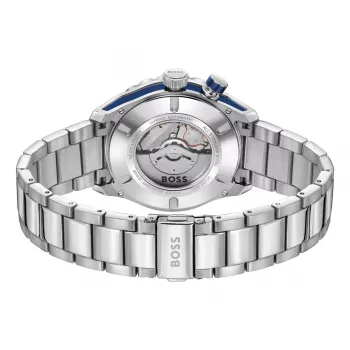 BOSS miesten kello 1514212 42mm ruostumaton teräs sininen kellotaulu kronografi