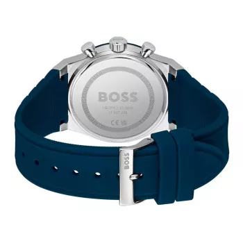 BOSS miesten kello 1514243 41 mm ruostumaton teräs sininen kellotaulu kronografi