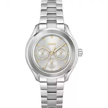 BOSS Peak unisex kvartsikello 38 mm ruostumaton teräs musta kellotaulu