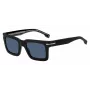 BOSS SUNGLASSES BOSS MAN BOSS1501SINA suorakaiteen muotoinen asetaattikehys 51/22/145 mm musta/harmaa