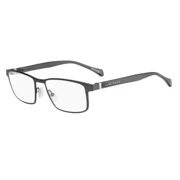 BOSS aurinkolasit BOSS1119ITSR8 miesten suorakaiteen muotoinen asetaattikehys UV400 harmaat linssit 56/18/140 mm
