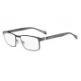 BOSS aurinkolasit BOSS1119ITSR8 miesten suorakaiteen muotoinen asetaattikehys UV400 harmaat linssit 56/18/140 mm