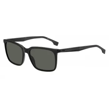 BOSS aurinkolasit BOSS1579S807 miesten square asetaatti musta kehys harmaat linssit 57/17/145 mm