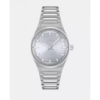 BOSS unisex-kello 1502736 (32 mm) hopea ruostumaton teräsverkko