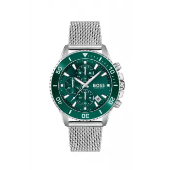 BOSS Velocity miesten kronografi kello 1513905 46mm musta silikoni