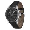 BOSS miesten kello 1514224 (44,5 mm) kvartsikronografi sininen kellotaulu ruskea nahkaranneke