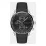 BOSS miesten kello 1514224 (44,5 mm) kvartsikronografi sininen kellotaulu ruskea nahkaranneke