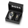 BOSS Watch Man 1570191 (41mm) Pilot Edition kvartsi ruostumaton teräs nahka ruskea