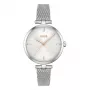 BOSS naisten kello 1502653 kvartsi analoginen kello 32 mm ruostumaton teräs mesh-ranneke hopea