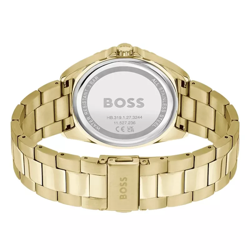 BOSS naisten kello 1502714 kvartsi analoginen kello 38 mm ruostumaton teräs hopea