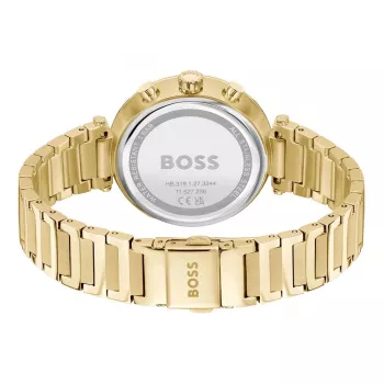 BOSS naisten kello 1502775 kvartsi analoginen 36mm ruostumaton teräs mesh hopea