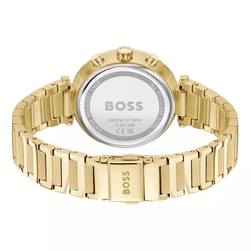 BOSS naisten kello 1502775 kvartsi analoginen 36mm ruostumaton teräs mesh hopea