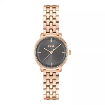 BOSS naisten kello 1502820 kvartsikello 28 mm ruostumaton teräs mesh hopea