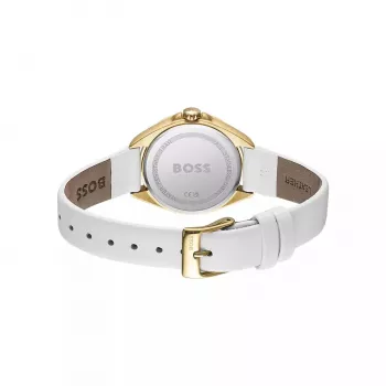 BOSS naisten Purity 1502619 kvartsi analoginen kello 39 mm hopea ruostumaton teräs mesh