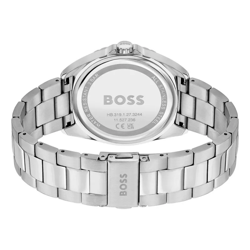 BOSS naisten kello 1502732 38 mm hopea ruostumaton teräsverkko kvartsi