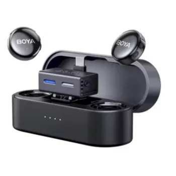 BOYA BOYALINK 3-02 langaton mikrofonijärjestelmä 2,4GHz USB-C - musta