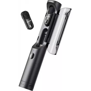 BOYA Wireless Microphone Magic-03 2,4GHz 2 lähettimellä ja 2 vastaanottimella (Type-C ja 3,5mm naaras) musta EU