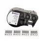Brady M4-49-422 itselaminoituva vinyylitarra rulla, 48,26 mm x 6,4 m, valkoinen, malleihin BMP41/BMP51/BMP53/M511