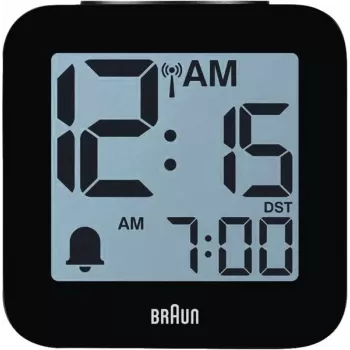 Braun BC 25 BP-DCF radiokello puheäänellä, musta (60077)