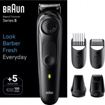 Braun Series 5 BT5441 parranleikkuri 40 pituusasetuksella ja 100 min akunkestolla