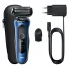 Braun Series 61 - B1000s parranajokone märkä ja kuiva sininen