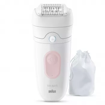 Braun Silk-epil 5 SE5-011 epilaattori valkoinen/vaaleanpunainen