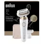 Braun Silk-épil 9 Flex 9-030 -epilaattori, kulta, valkoinen