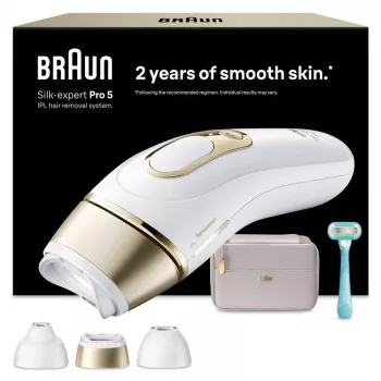 Braun Silk-expert 80851324 valo-karvanpoistaja Intense Pulsed Light (IPL) valkoinen, keltainen