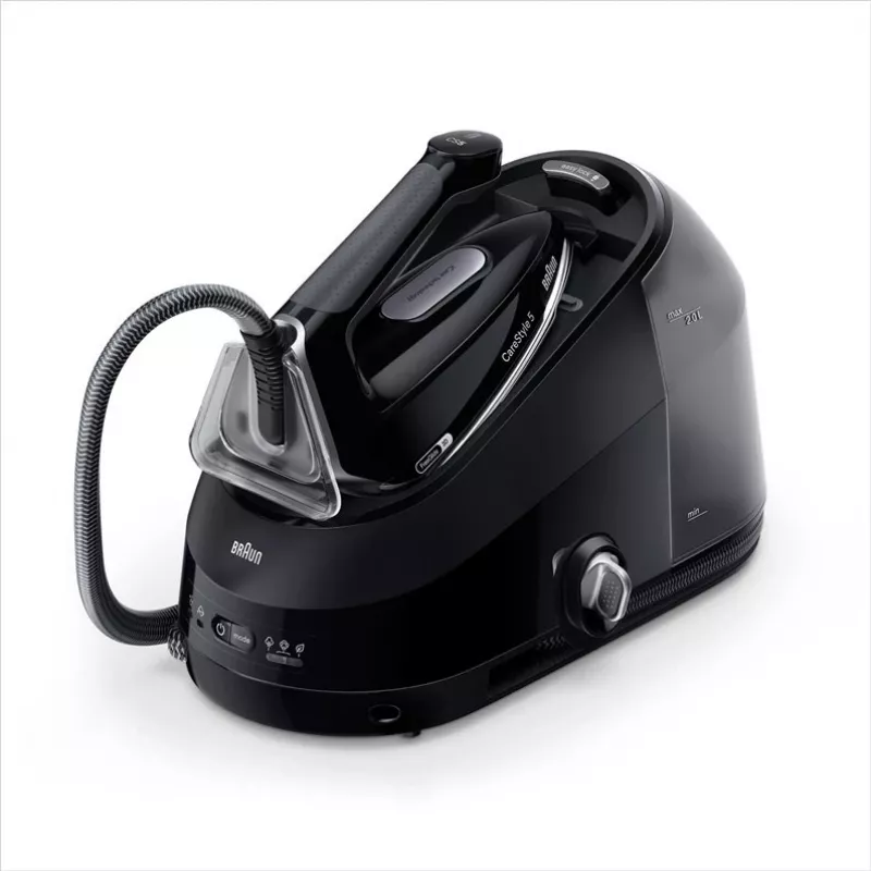 BRAUN höyrygeneraattori IS5249BK - 2400 W, 7,5 bar, 2 L säiliö, musta/harmaa