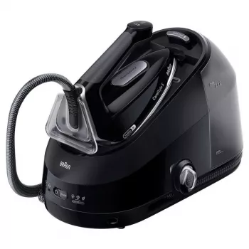 BRAUN höyrygeneraattori IS5249BK - 2400 W, 7,5 bar, 2 L säiliö, musta/harmaa