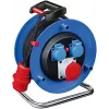 Brennenstuhl Garant CEE 1 -kaapelikela H07RN-F 5G2.5 20 m 3 CEE-pistorasiaa IP44 musta 400V 16A 1237990