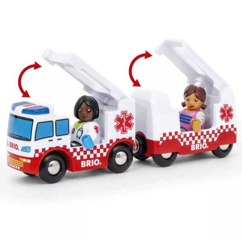 BRIO World ambulanssi leikkiauto