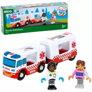 BRIO World ambulanssi leikkiauto