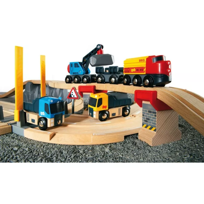 BRIO World Tiet & kiskot kivenlastaussarja
