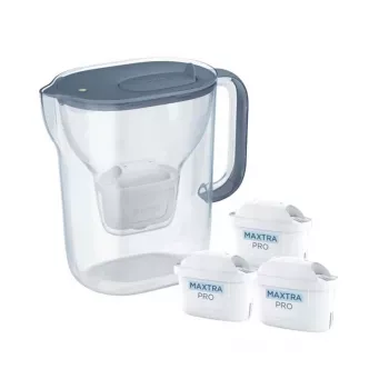 Brita Style Essential+ vesifilterkannu 3 MaxtraPro PP -suodattimella, tummansininen, 2,4 L