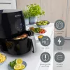 Brock AFD 3502 BK kiertoilmakypsennin 3,5L 1200W musta