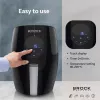 Brock AFD 3502 BK kiertoilmakypsennin 3,5L 1200W musta