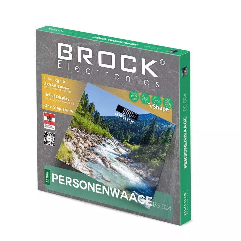 Brock BS 004 kylpyhuonevaaka, 2x AAA-paristoa mukana