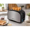 Brock BT 1003 SS leivänpaahdin 800W, musta/ruostumaton teräs