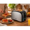 Brock BT 1003 SS leivänpaahdin 800W, musta/ruostumaton teräs