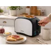 Brock BT 1003 SS leivänpaahdin 800W, musta/ruostumaton teräs