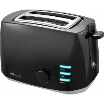 Brock BT 1005 BK leivänpaahdin 800W, musta