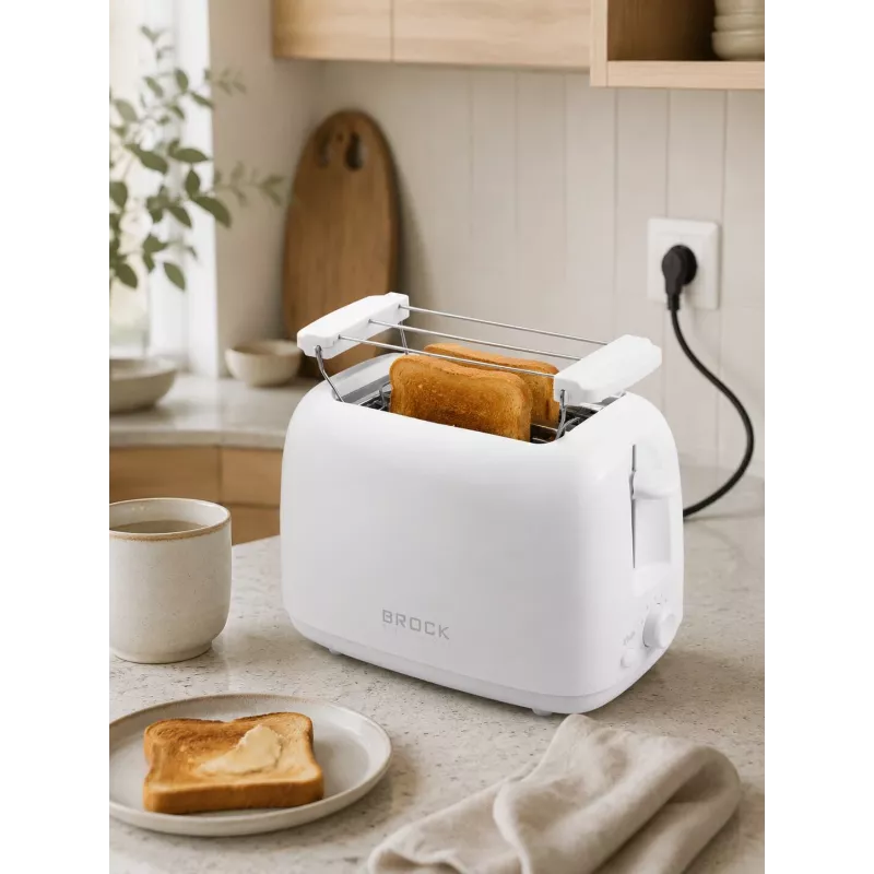Brock BT 1008 WH 2 viipaleen leivänpaahdin 750W valkoinen