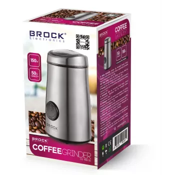 Brock CG 1050 SS kahvimylly 150W, ruostumaton teräs