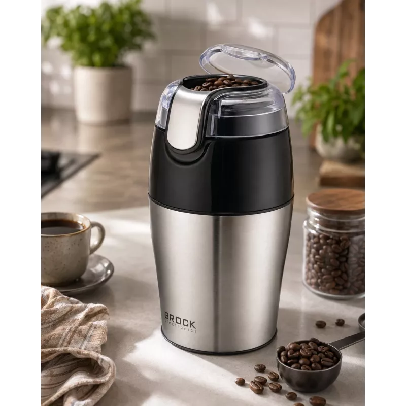 Brock CG 4050 SS kahvimylly, 150 W, teräs