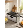 Brock DF 3001 SS rasvakeitin 3,2L 2200W musta/ruostumaton teräs