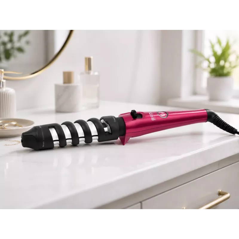 Brock HC 6201 PK kiharrin 40W hiustenmuotoilija, pinkki