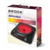 Brock HPI 3001 BK -yhden keittoalueen liesitaso 1200W, 17,7 cm, musta
