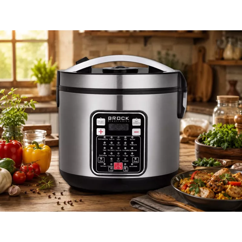 Brock MC 3203 monitoimikeitin 5L 900W musta/ruostumaton teräs